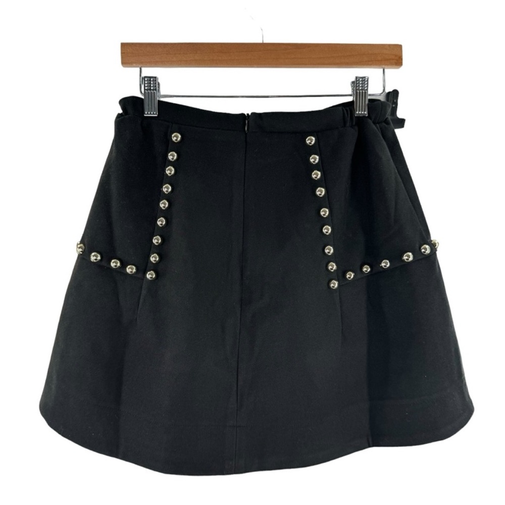 Tuckernuck Black Mini Skirt with Silver Details - Picture 8 of 10